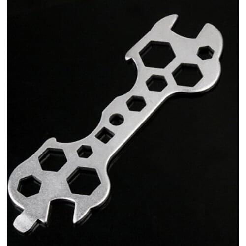15 in 1 Practical Multi Functions Bicycle Cycling Bike Flat Hexagon Wrench Set Steel Hexagon Spanner Hand Repair Tool Kits