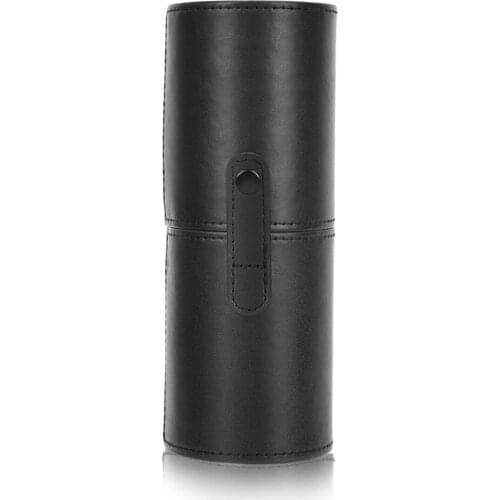 2017 Retro Unisex Vintage Rolling Up Leather Pen Pencil Case Pouch Purse Bag Makeup New Empty Portable Makeup Box