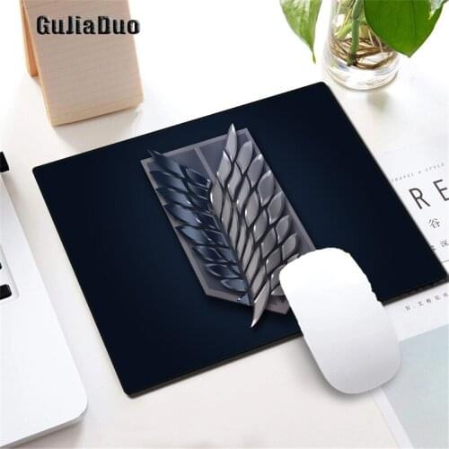 220x180mm Small Mouse Pad Gamer Laptop Keyboard Table Pad Cartoon Wings Mousepad Gaming Accessories Anime Desk Mat for LOL/DOTA