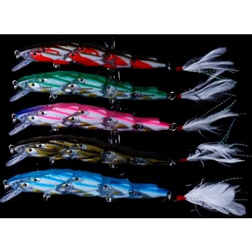 Minnow Wobblers Fishing Lures Shoal Group Hard Baits With Hard Hooks