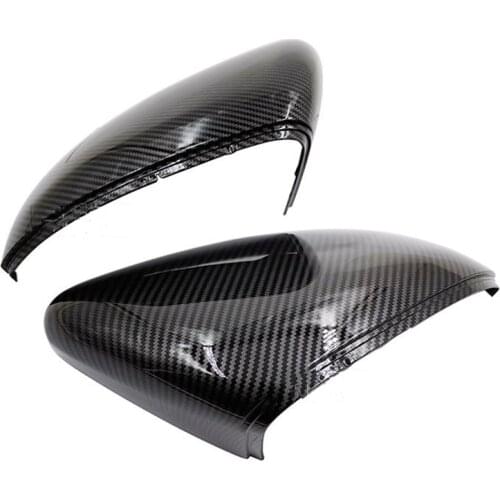 2Pcs Carbon Fiber Side Wing Rear Mirror Cover for VW Golf MK7 2013-2018 Touran L 2016-2017 Golf 7 GTD/GTE 5G0857537 5G0857538