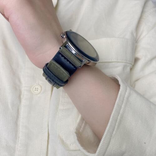 22 20mm for Samsung Gear sport S2 S3 Classic galaxy watch 42 46mm band huami amazfit gtr bip huawei honor gt 2 active 40 mm 44mm