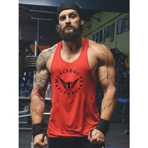 Brand Gyms Clothing bodybuilding Mens Tank Tops shirt with hoodies Fitness Stringer 2021 Cotton Tank Tops mens Singlets