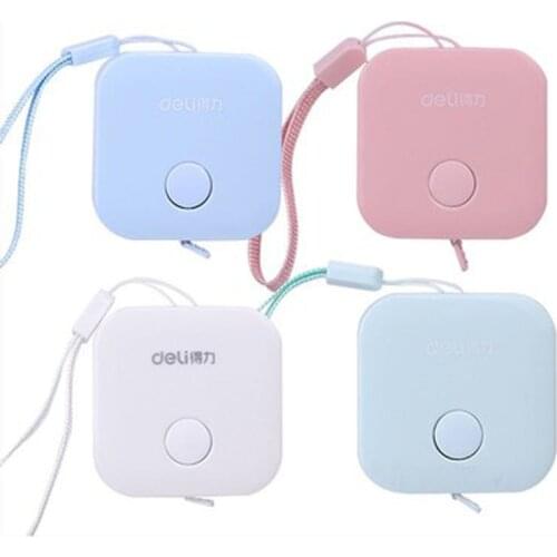 1 Piece 1.5M Leather Measuring Tape Band Measure Portable Retractable Ruler Fabric Covered Craft Tailor Clothing Roller Ruler