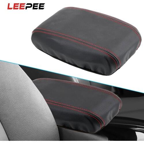 Car Central Armrest Box Cover For Hyundai Creta ix25 2015 2016 2017 - 2019 Center Console Protection Case Microfiber PU Leather