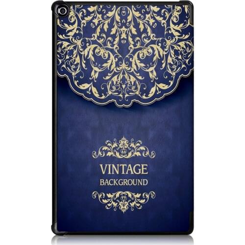 Case For Amazon Kindle Fire HD 10 2019 Tablet Cover For All-New Fire HD10 2019 10.1" Smart PU Leather Stand Capa Funda+Film+Pen