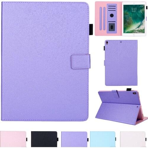 PU+TPU Silk Case for iPad Pro 10.5" Air 3 2019 7th generation Thin Soft silicone Auto Wake Up/Sleep Function Stand Smart Cover