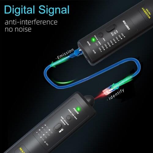 Digital Network Cable RJ45 RJ11 Tester Signal Dual Mode Network Wire Line Finder Analyzer Detector Collation Ethernet Lan Tracer
