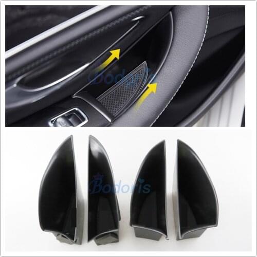 For Mercedes Benz E Class 2016 2017 2018 W213 Car Organizer Door Armrest Storage Box Container Car Styling Accessories