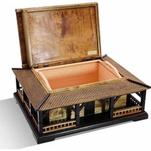 Cigar box Innovative mortise and tenon structure cedar wood Moisturizing Red sandalwood with small leaves