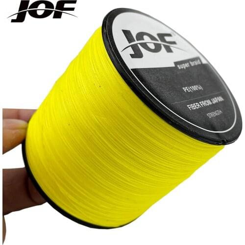 JOF 12 Strands 300M Braided Fishing Line 12 Weaves Multifilament Carp PESuper Strong Japanese Line 25lb-135lb