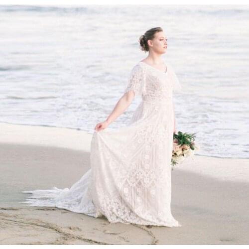 Summer Maternity V-Neck Dress Lace Cotton Long Tail Pregnancy Photography Photo Shoot Baby Shower Prop Pregnant Women Maxi Gown