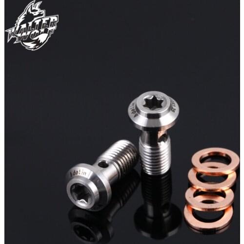 M10 *1.25 Universal Motorcycle Stainless Steel Master Cylinder Screw Accessories Hose Hydraulic Clutch Moto Banjo Bolt Pit Bike