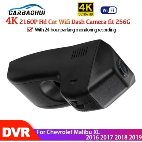New! 4K Car DVR Wifi Video Recorder Dash Cam high quality night vision Full HD 2160P For Chevrolet Malibu XL 2016 2017 2018 2019
