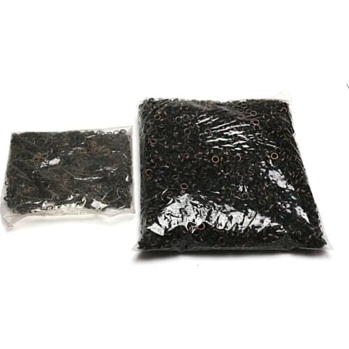 400PCS 4.5MM COPPER Bright black eyelets buttons clothes accessory handbag findings