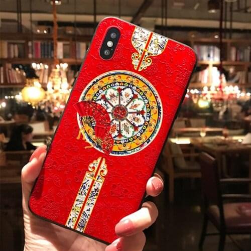 Retro 3D Relief Phone Case For Samsung S10e S8 9 10 20 21 Ultra Plus Note8 9 10 20 Ultra Covers Fashion Matte Phone Cases