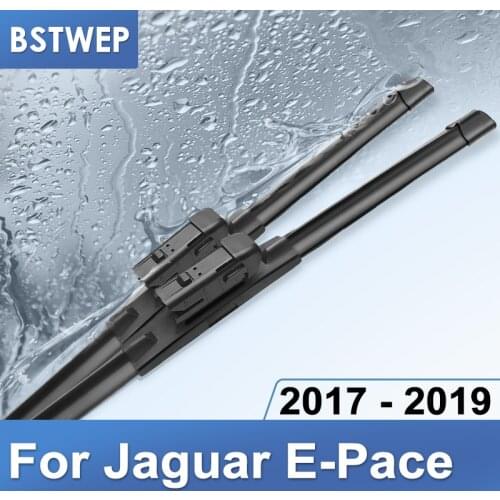 BSTWEP Wiper Blades for Jaguar E-Pace Fit Push Button Arms 2017 2018 2019