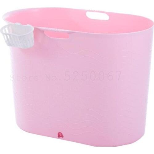 Adult Folding Bath Barrel Adult Bath Barrel Bath Barrel Household Thickening Baby Baby Swimming Barrel