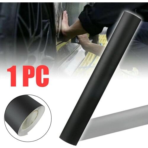 30*152cm Car Color Change Film Matte Matte Black Car Body Color Change Film Exterior Modification Removable Glue Stretchable PVC
