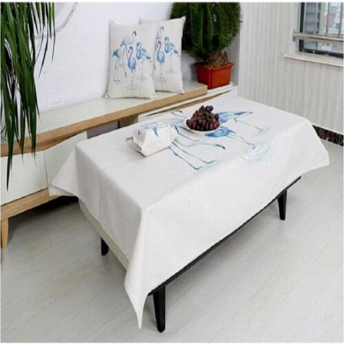 UBRUSH Modern tablecloth Fresh Cotton And Linen Table Cover 70*180 cm Waterproof Oilproof For Home Hotel Tablecloth Table Cover