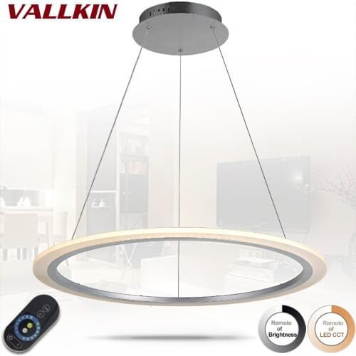 Modern Circle LED Bedroom Pendant Lights Suspension Lamps Luminaire Acrylic Pendant Lighting For Restaurants Bar Lamp Fixtures