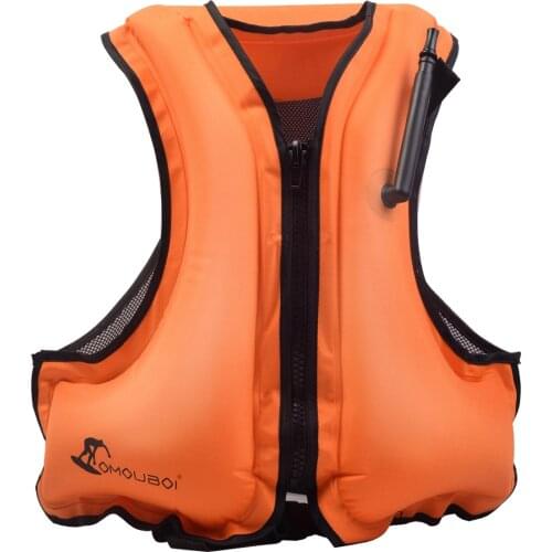Life Vest Inflatable Swimming Boating Life Vest Snorkeling Floating Water Sports Adult Life Jacket Swimming Beach Supplies