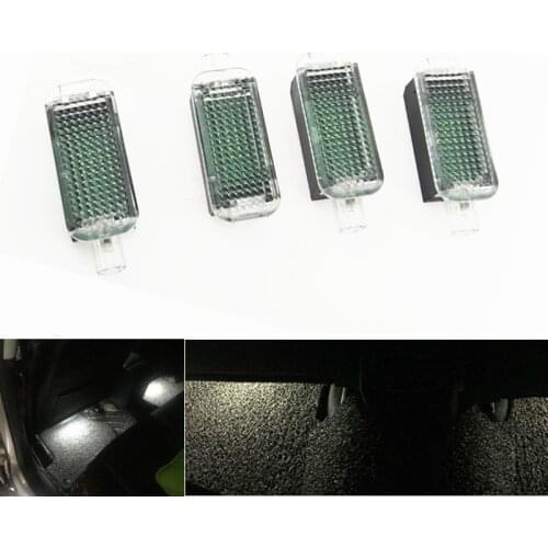 LED Footwell Light Foot Light For A1 A2 A3 A4 B6 B7 B8 A5 A6 C5 C6 A7 A8 Q3 Q5 Q7 PASSAT B6 B7 GOLF 5 MK5 6 MK6 SEAT ALTEA Leon