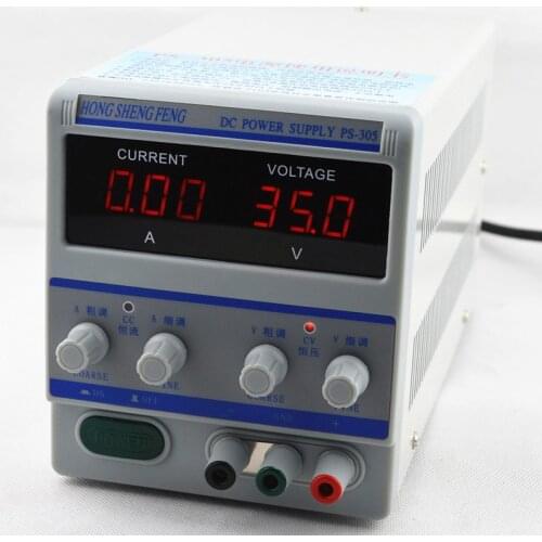 EU Plug High precision Digital Adjustable DC Power Supply 0-30V 0-5A For Lab Notebook computer repair 220V