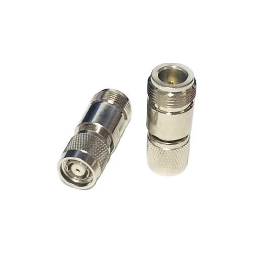 1pc NEW N Female Jack to RP-TNC Male Plug RF Coax Adapter convertor Straight Nickelplated wholesale