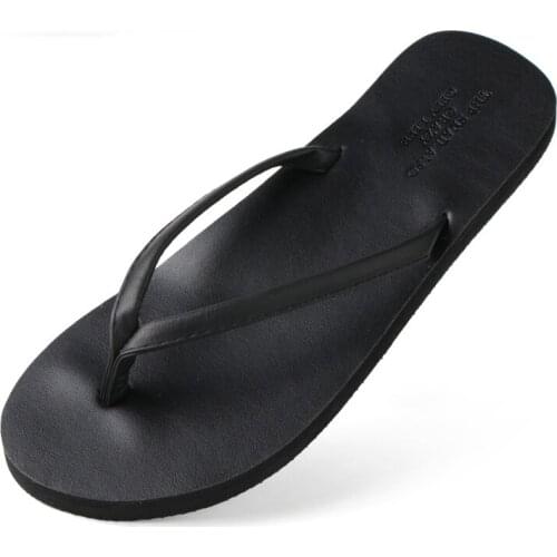 2021 Summer New Fashion Flip Flops Men Outdoor Sandy Beach Chic Slippers Male All-match Simplicity Non-slip Chic Mens Flip Flop