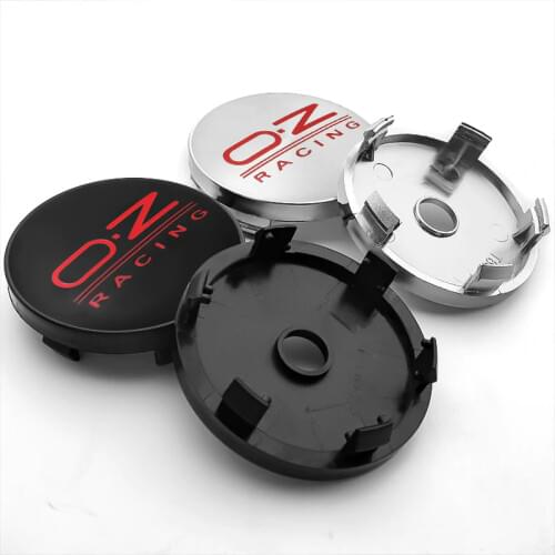 4PCS 56+60mm OZ Racing Car Wheel Center Hub Caps Emblem Badge Sticker Decal Wheel Dust-proof Covers Car Styling Accessories