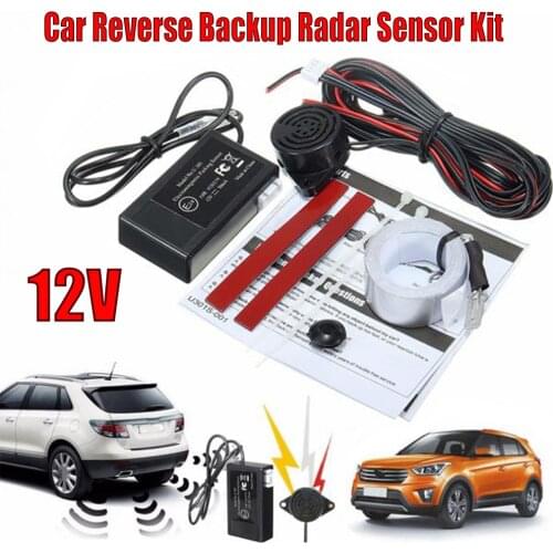 12V Electromagnetic Car Truck Parking Reversing Reverse Backup Radar Sensor Kit Car Parking Sensors For Car Reversing Radar