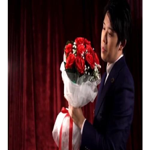 The Bouquet (Red) by Bond Lee & MS Magic,9 Flowers - Magic Trick,gimmicks,close Up Magic,Stage Magia Porps,Toys Classic Magie