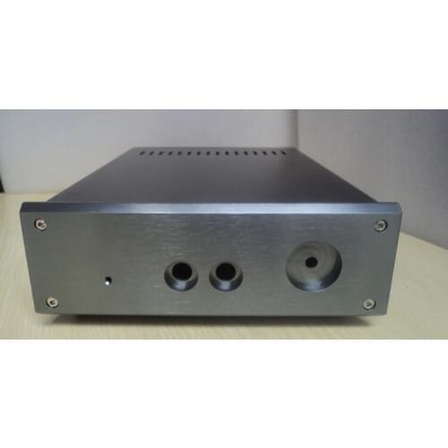 DIY amplifier case 200*70*263mm Iron gray E amp chassis/Full aluminum Power amplifier chassis / AMP Enclosure / case PSU BOX DIY