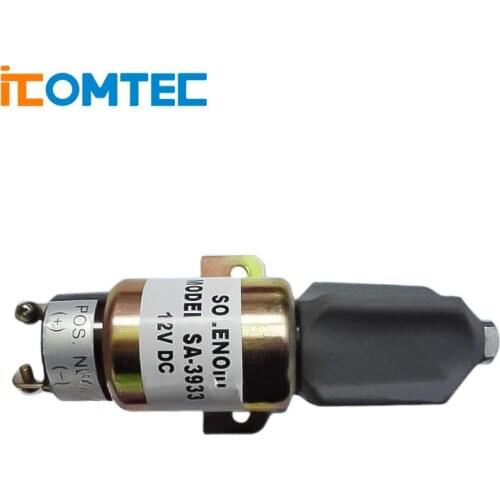 Fuel Shutoff Solenoid 3864274 for Excavator E70B
