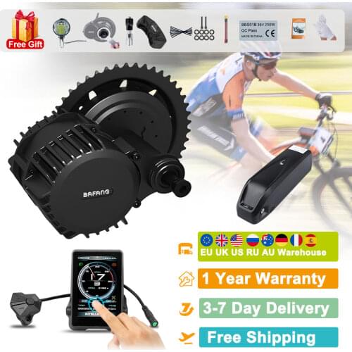 Bafang BBSHD 48V 1000W Mid Motor 100mm Electric Fat Bicycle Conversion DIY Kits Mountain E-BIKE Powerful Engine