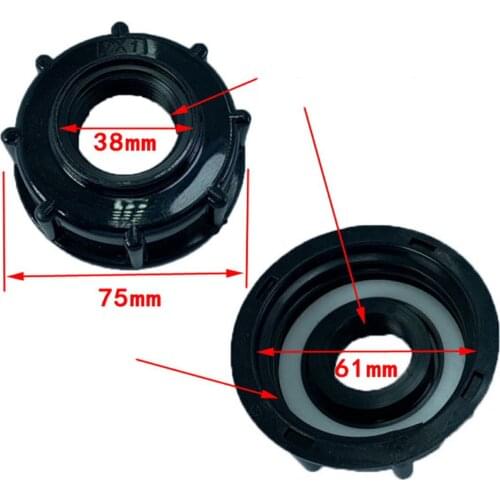 IBC Tank Drain Adapter Connector Tool 6mm Coarse Thread S60 to 1" Male