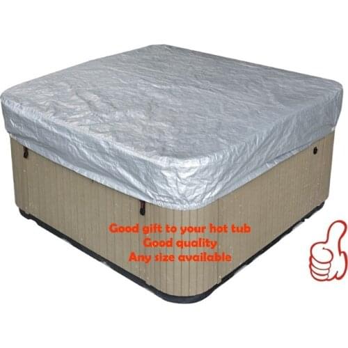 Hot tub cover cap 254cmx226cmx30cm spa cover guard