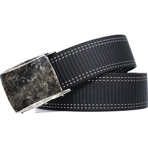 FLYING ART retro casual fashion nylon belt quick release luxury gift young couple jeans belt