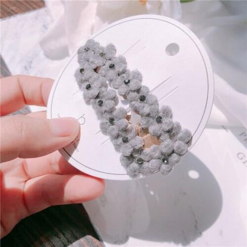 Fashion flower Rhinestone zircon Hair Barrette Hair Clip Hairpin Girl Shining Crystal Hair Accessories Women Headdress Wholesale