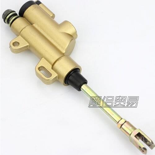 Motorcycle Universal Gold Cylinder Foot Rear Brake Upper Pump Rear Foot Brake Master Cylinder Pump Motor Accessories