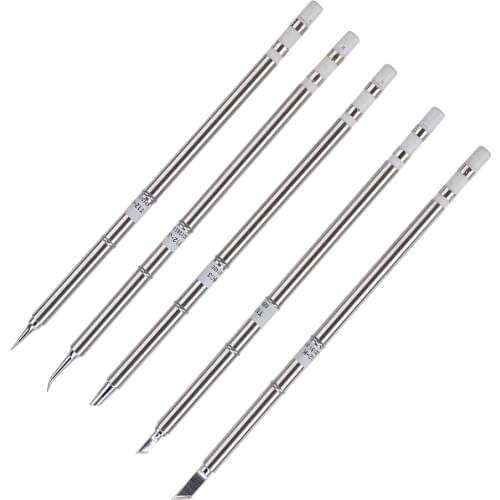 5Pcs/lot T12 Soldering Iron Tips T12-K T12-JL02 T12-ILS T12-BC3 LEAD-FREE Welding Solder Tip for Hakko Soldering Station Rework Tools
