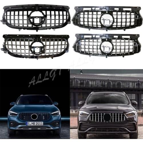 Car Front Racing Grille Upper Facelift Bumper Grill Fit For Mercedes-Benz H247 GLA- Class 2021 General Deluxe