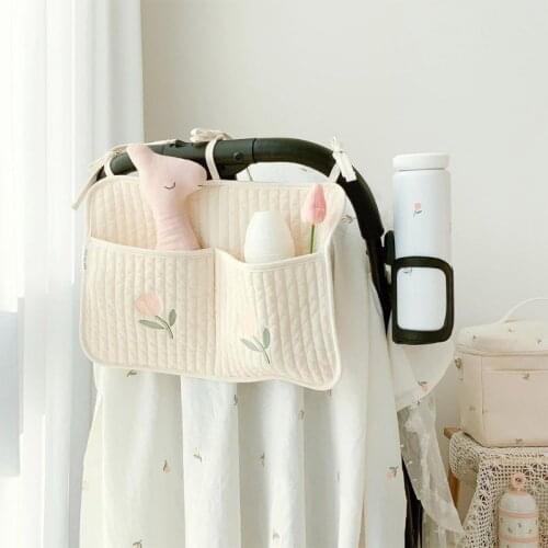 Baby Crib Hanging Bag Cot Bed Toys Diaper Storage Organizer Nappy Holder Pocket