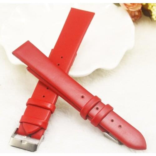 100pcs/lot Clearance PU Leather Watch Band Watch strap wholesale Watch Accessories Spare Parts