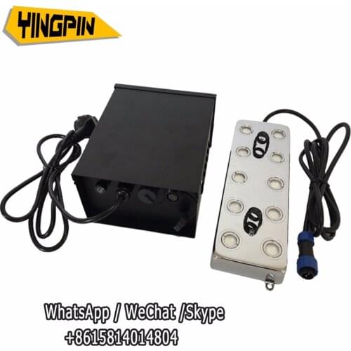 Ultrasonic a whole set new iron box rainproof ten foggy rockery garden landscape fogger fish pond atomization head