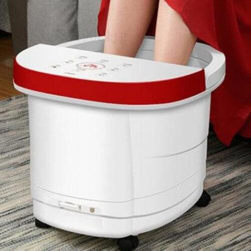 Foot bath automatic massage electric foot bath barrel heating anti-leakage foot massager