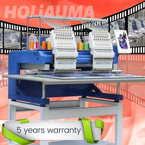 2 Head t-shirt/flat embroidery machine newest Dahao computer control system apparel machinery factory ricoma cheapest price