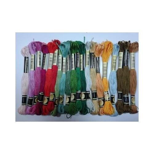Oneroom 1 Lot= 100 Skeins Discount Factory Shop Similar DMC Cross Stitch Embroidery Cotton Thread Floss Yarn