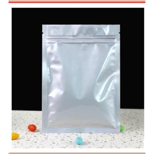 18cm*26cm 100Pcs/lot, zip lock Seal flat bottom aluminum foil bag,wholesale pure foil coffee tea bags